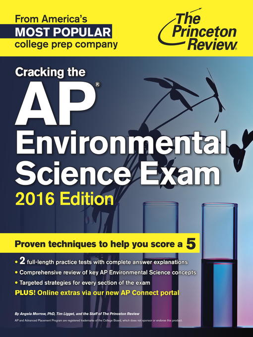 Cover image for Cracking the AP Environmental Science Exam, 2016 Edition